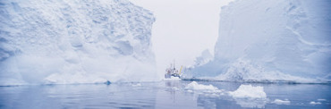 Vessel, Icebergs, Ross Sea, Antarctica