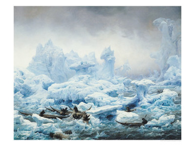 Fishing for Walrus in the Arctic Ocean, 1841