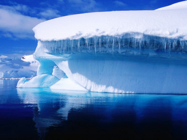 Icebergs in Wilhelmina Bay, Antarctica