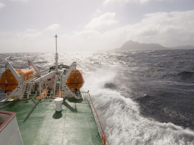 Antarctic Dream Navigation on Rough Seas Near Cape Horn, Drake Passage, Antarctic Ocean, Patagonia
