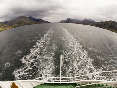 Antarctic Dream Ship, Beagle Channel, Tierra Del Fuego, Patagonia, Chile, South America