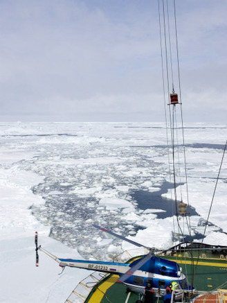 Kapitan Khlebnikov, Russian Icebreaker and Pack Ice, Weddell Sea, Antarctica, Polar Regions
